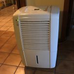 portable dehumidifier in home
